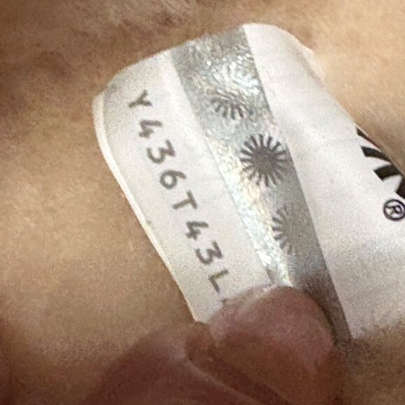 NWOT Mens UGG Ascot Leather Slippers Black Sheepskin Indoor/Outdoor Sole 14 - Picture 12 of 12